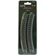 Curved Roadbed Track Section - Unitrack -- 30-Degree, 13-3/4′ 348mm Radius pkg(4), N Kato USA Inc 20130