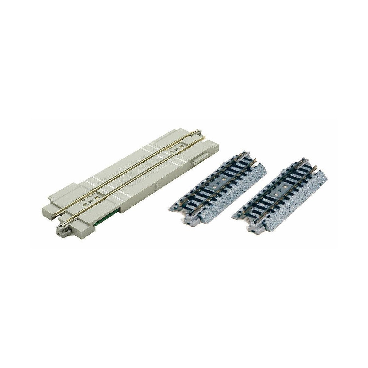 Unitrack -- Double Track Attachment Set for Automatic Crossing Gate, N Kato USA Inc 20653