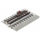 FasTrack(TM) Track w/Roadbed - 3-Rail -- Lighted Bumper 5′ 12.7cm pkg(2), O Lionel 612035