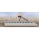 FasTrack(TM) Track w/Roadbed - 3-Rail -- Lighted Bumper 5′ 12.7cm pkg(2), O Lionel 612035