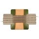 FasTrack(TM) Track w/Roadbed - 3-Rail -- Grade Crossing - 10′ 25.4cm Straight w/6-1/4′ 15.9cm Wide Road, O Lionel 612036