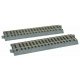 Straight Track - 2 Peices -- 5-7/8′ 149mm, HO Kato USA Inc 2193
