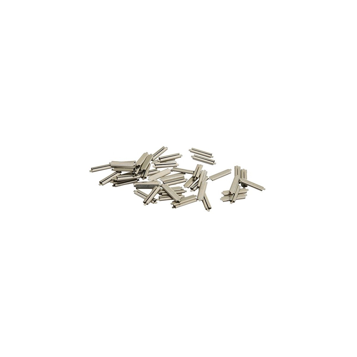 Nickel-Silver Rail Joiners -- Code 83 pkg(50), ALL Micro Engineering 26083
