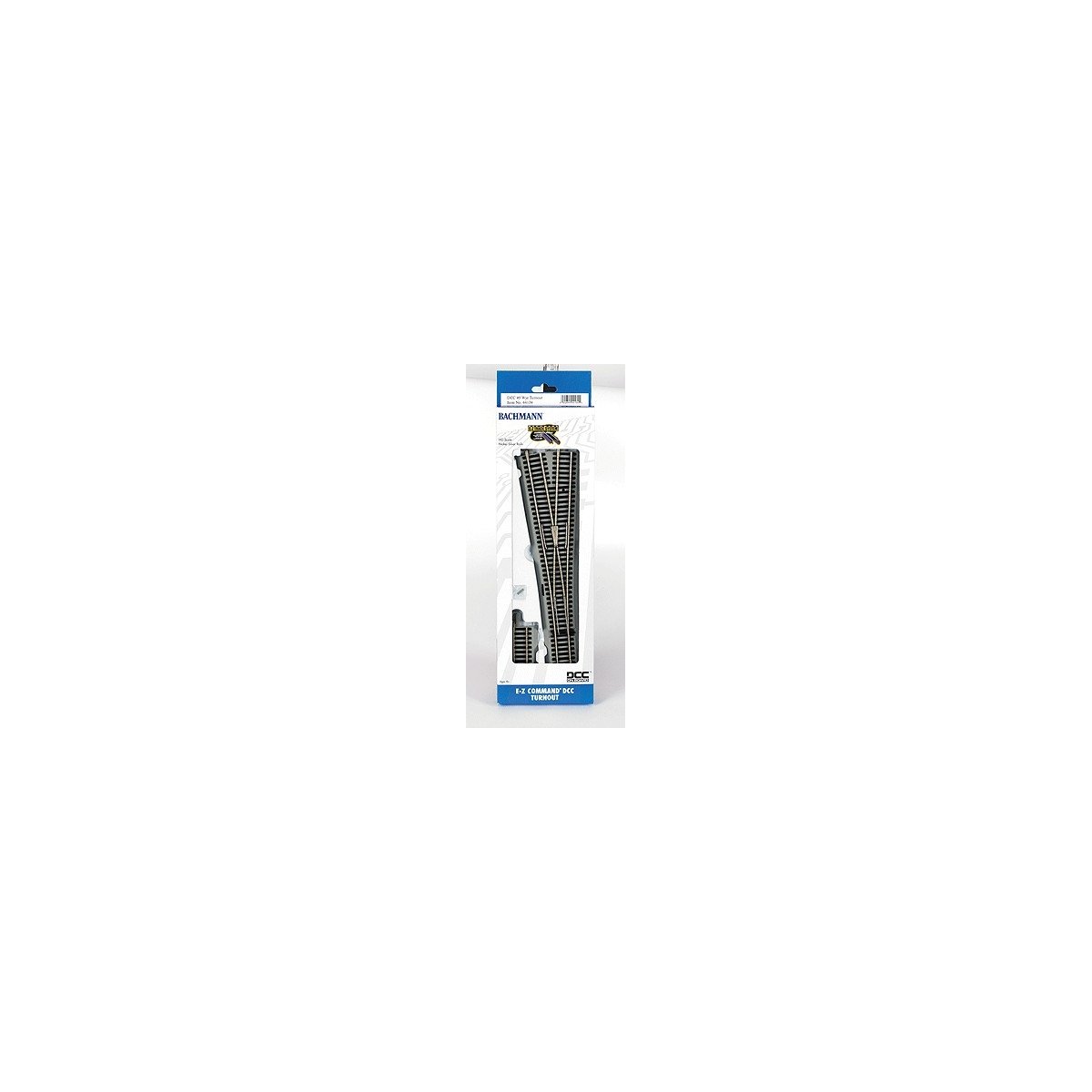 Decoder-Equipped Nickel Silver E-Z Track(R) Turnout -- 5 Wye, HO Bachmann Industries 44134