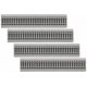 9′ Straight 4 Pack - MagneLock, HO Lionel 871818020