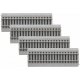5′ Straight Track - MagneLock -- pkg(4), HO Lionel 8768054