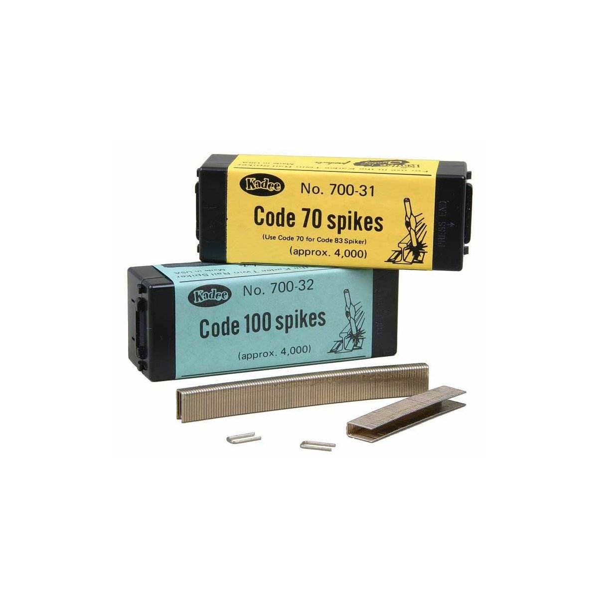 Spikes -- Code 70 & 83, ALL Kadee Quality Products 372