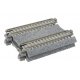 Concrete Tie Double-Track Straight -- 2-7/16′ (62mm) pkg(2), N Kato USA Inc 20042