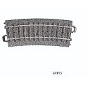3-Rail C Track -- R1 Curve 14-3/16′ 36cm Radius, 15-Degree, HO, Marklin, Inc 24115
