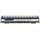 Colorado Railcar 85′ Full-Length Dome Lighted - Ready to Run - Silver Series(R -- Denali Express , HO, Bachmann Industries 133