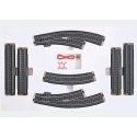 C-Track 3-Rail -- C3 Extension Set, HO, Marklin, Inc 24903