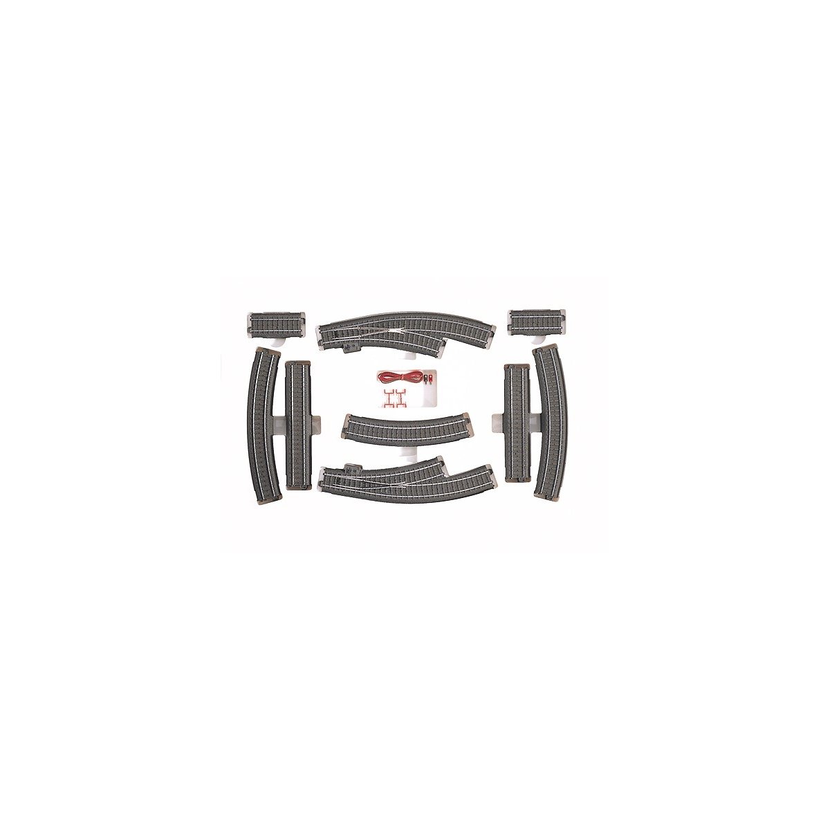 C-Track 3-Rail -- C4 Extension Set, HO Marklin, Inc 24904