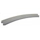 Curved Double Concrete Tie Superelevated Track - Unitrack -- 18-7/8 & 17-5/8′ 480 & 447mm Radius 22.5-Degree Sections pkg(2), 