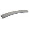 Curved Double Concrete Tie Superelevated Track - Unitrack -- 18-7/8 & 17-5/8′ 480 & 447mm Radius 22.5-Degree Sections pkg(2), 