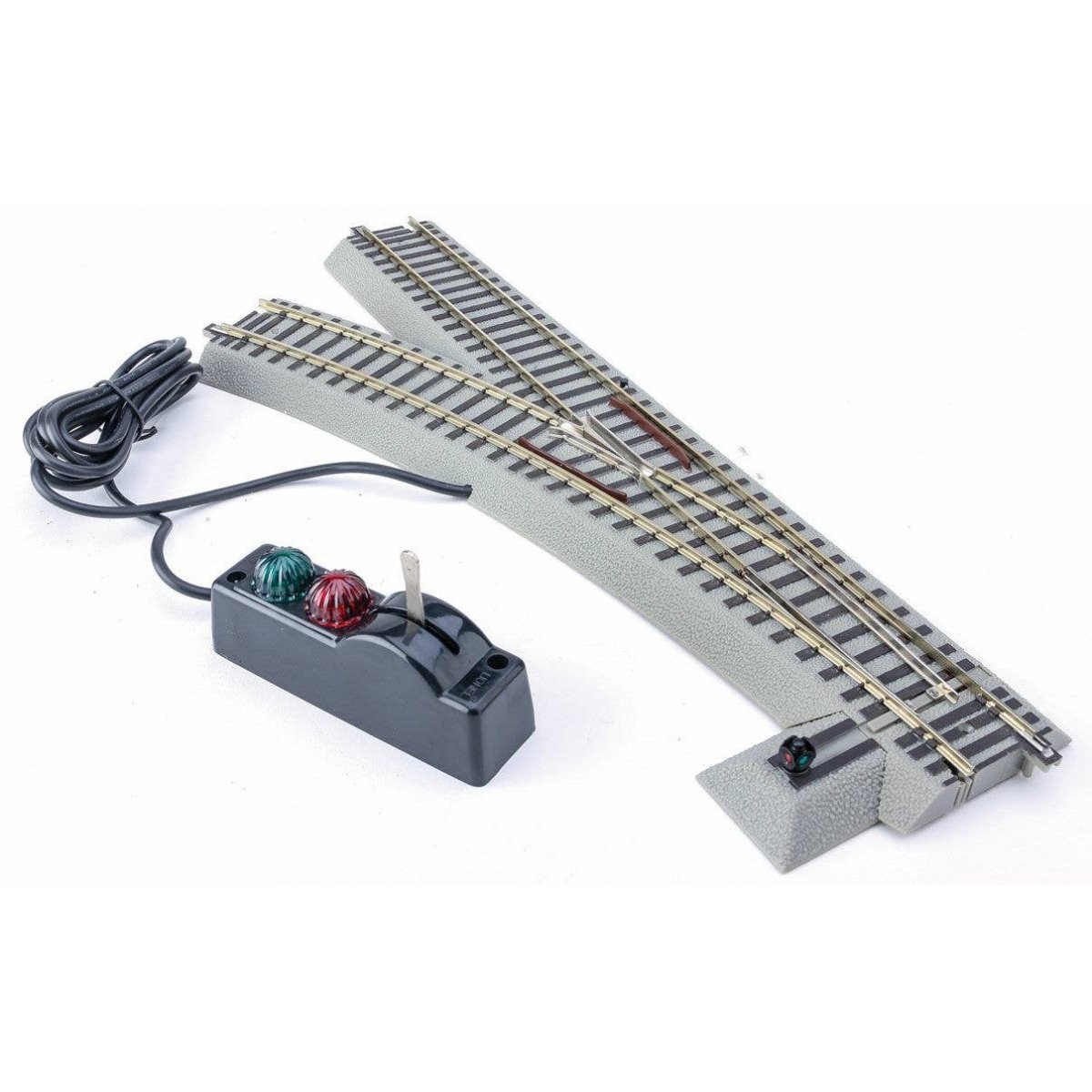 R27 Command Control/Remote Turnout - American Flyer(R) FasTrack -- Left Hand, S Lionel 649885