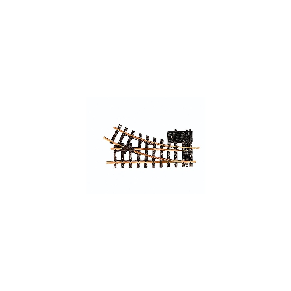 Electric Turnout - R1 - 30 Degrees -- Right-Hand (Diameter: 4′3′ 130cm), G LGB 12050