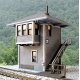 Chesapeake & Ohio MD Cabin (Interlocking Tower) -- 4-1/8 x 4-7/16′, HO B.T.S. 27650