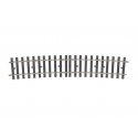 Curved Track -- 22.5 Degrees 2,461mm 96-7/8′ Radius, I, Marklin, Inc 59071