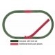 FasTrack(TM) Siding Track Pack - 3-Rail -- Includes 3 10′ Straights, 1 Manual Turnout, 5′ Uncoupler Section & Bumper, O Lion