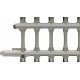 Code 55 Straight Track w/Concrete Ties -- 8-5/16′ 22cm, Z Marklin, Inc 85051