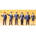 Railroad Personnel -- Station Personnel, HO, Preiser Kg 14011