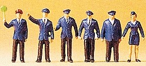 Railroad Personnel -- Station Personnel, HO, Preiser Kg 14011