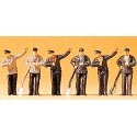 Railroad Personnel -- Steam Engine Crew, HO, Preiser Kg 14014