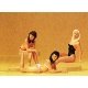 Women on Beach -- 2 Sitting & 1 Lying Down, G, Preiser Kg 45015