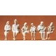 Unpainted Figures -- Seated Passengers, G, Preiser Kg 45179