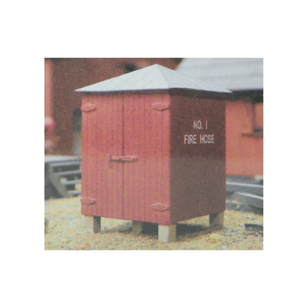 B&O Fire Hose House 6-Pack -- Laser-Cut Wood Kit - 6 x 6 Scale Feet, HO B.T.S. 27750