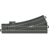 3-Rail C Track - My World -- Manual Turnout - Left-Hand, HO Marklin, Inc 20611