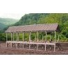 War Between the States Series - 40′ Long Wood Rick pkg(2) -- Covered, HO B.T.S. 27800