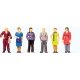 Pedestrians -- Standing Women pkg(6), HO, Preiser Kg 10629