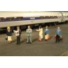 SceneScapes(TM) Figures -- Standing Passengers pkg(6), HO, Bachmann Industries 33110
