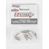 E-Z Street(TM) Accessory -- E-Z Street to 3-Rail Track Joiners/Track Pins pkg(8 Outer, 4 Inner), O Bachmann Industries 272