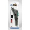 Remote-Control Turnout, Nickel Silver Rail with Gray Roadbed - E-Z Track(R) -- Left Hand, HO Bachmann Industries 44561