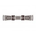 Code 55 Track -- Double-Slip Turnout, 10-Degree Crossing Angle, N, Peco SL390F