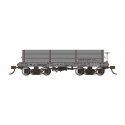18′ Wood Low-Side Gondola 2-Pack - Spectrum(R) -- U.S.A. 100501, 100705 (gray), On30, Bachmann Industries 26532