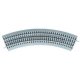 FasTrack(TM) Track w/Roadbed - 3-Rail -- O-36 Curve, O Lionel 612015