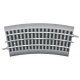 FasTrack(TM) Track w/Roadbed - 3-Rail -- 1/2 O-36 Curve, O Lionel 612022