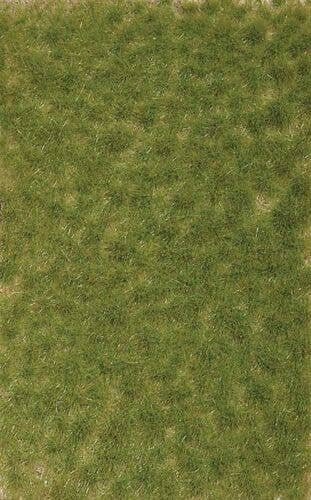 Grass Tuft Sheet -- 2-Color Spring Tufts 3/16` .4cm Tall, 5-7/16 x 3-7/16` 13.8 x 8.8cm, All Scales, Busch Gmbh & Co Kg 3531