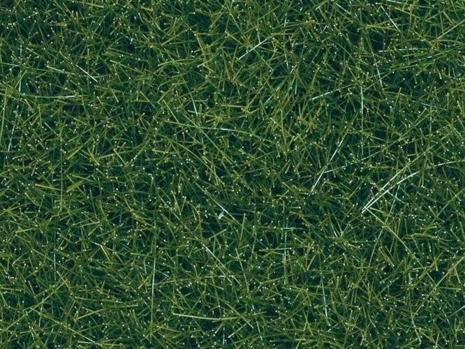 Static Wild Grass - 1.8oz 50g 3/8′ .9cm fibers -- Dark Green, All Scales, Noch Gmbh & Co 7120