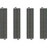 3-Rail C Track - My World -- Straight Sections pkg(4) 6-3/4′ 17.2cm, HO Marklin, Inc 20172