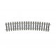 Curved Track -- 15 Degrees 1,550mm 61′ Radius, I Marklin, Inc 59074