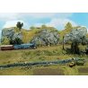 Foam Rock Formations -- Limestone Rock Wall 13 x 7-1/8′ 32 x 18cm, HO, Noch Gmbh & Co 58490