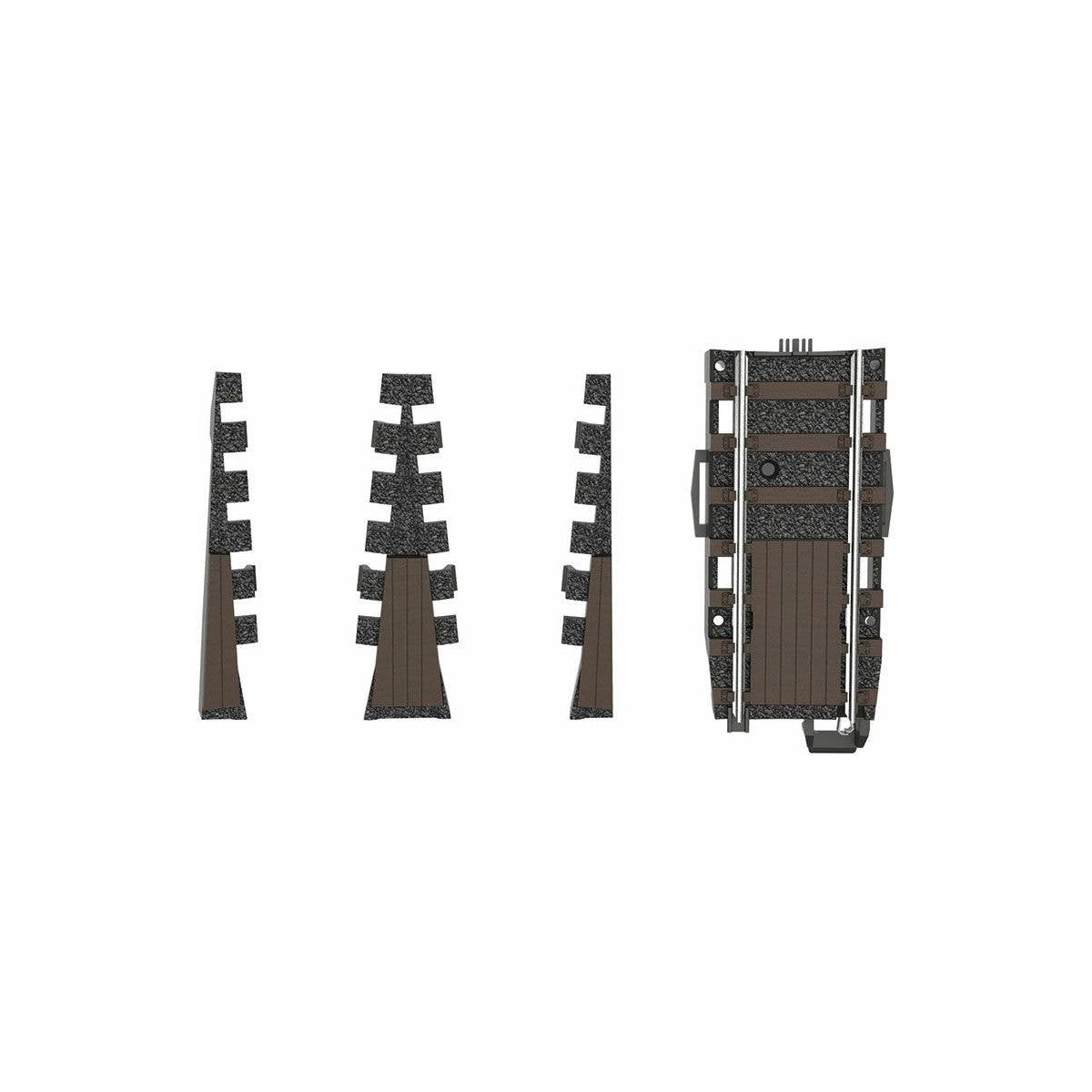 Turntable Expansion Set -- Use with 441-74861, Package Adds 3 Tracks, HO Marklin, Inc 74871
