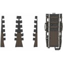 Turntable Expansion Set -- Use with 441-74861, Package Adds 3 Tracks, HO, Marklin, Inc 74871