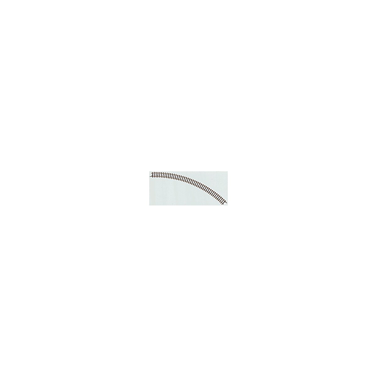 Curved Track -- 8-11/16′ 22cm Radius 45 Degree, Z Marklin, Inc 8530