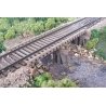 Cheat Run Trestle - Standard Gauge -- Approximate Scale Size: 13 x 27′ 4 x 8.2m, HO B.T.S. 27142