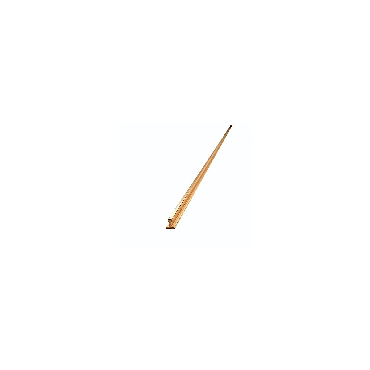 Code 332 Flexible Brass Rail -- Each Piece 4′ 10-13/16′ 1.5m Long pkg(20), G LGB 10005